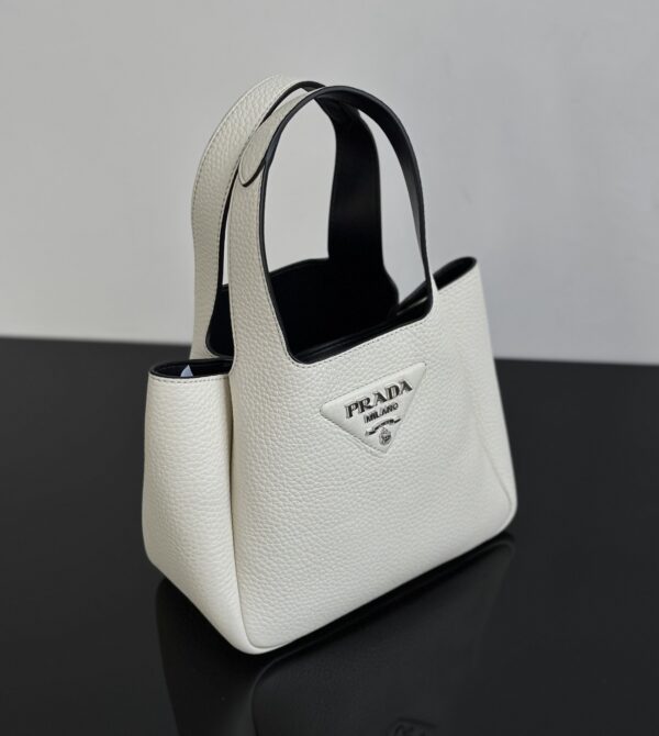 Prada Grained Leather Mini Tote - Image 12