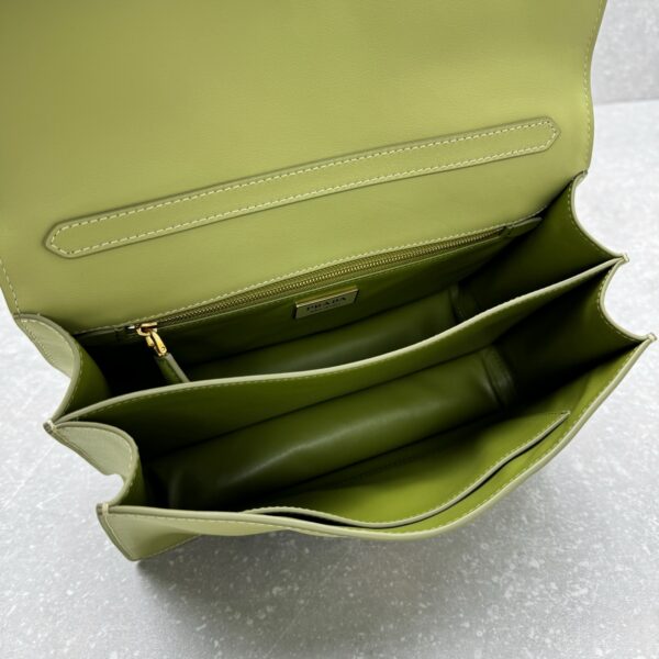 Prada Symbole Brushed Leather Handbag - Image 13
