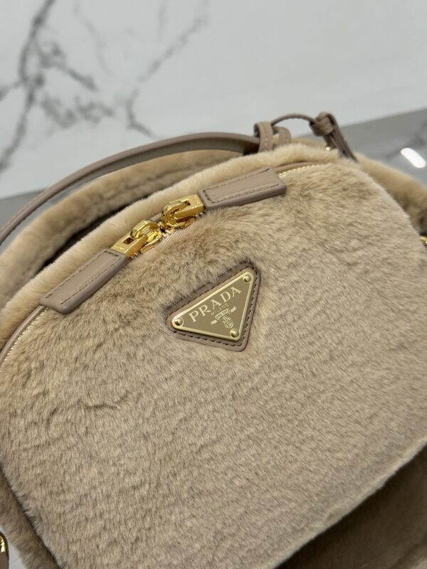 Prada Shearling Mini Camera Bag - Image 2