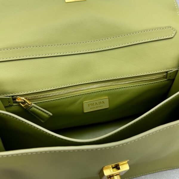 Prada Symbole Brushed Leather Handbag - Image 17