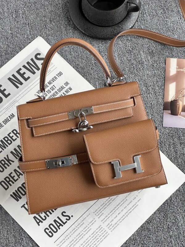 Hermès Kelly-Style Functional Tote 25 - Image 15