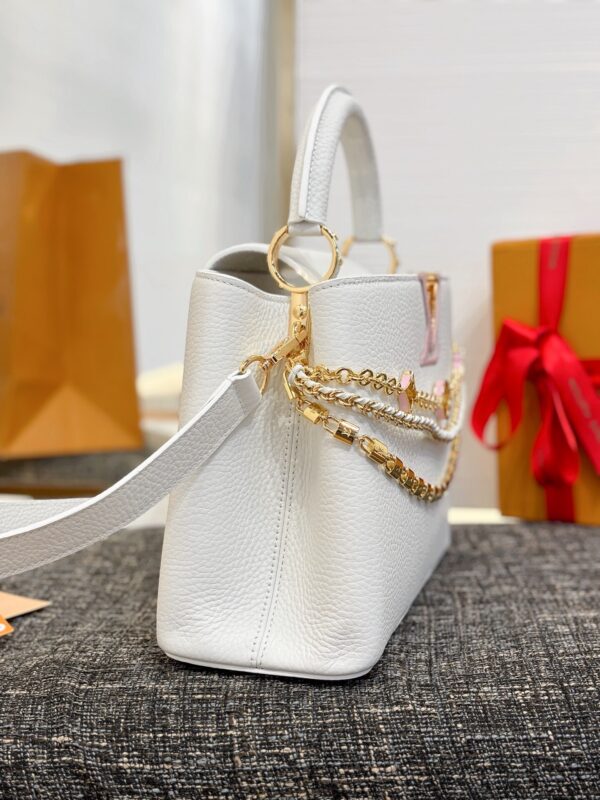 Louis Vuitton Capucines BB Taurillon Leather with Braided Chain - Image 10