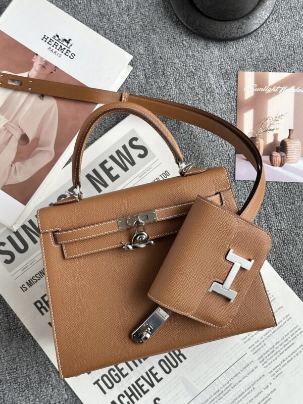 Hermès Kelly-Style Functional Tote 25 - Image 14