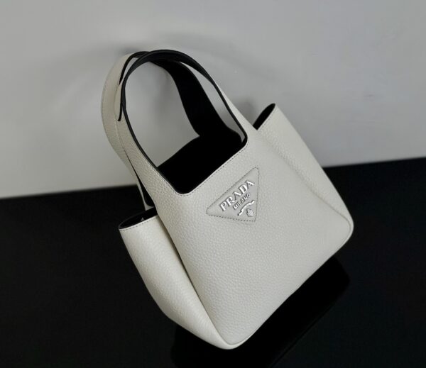 Prada Grained Leather Mini Tote - Image 8