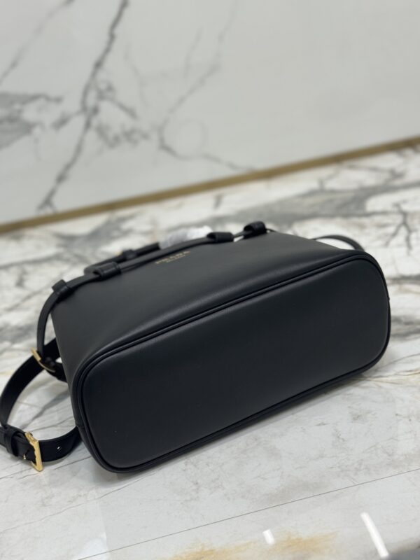 Prada Brushed Leather Top Handle Bag - Image 8