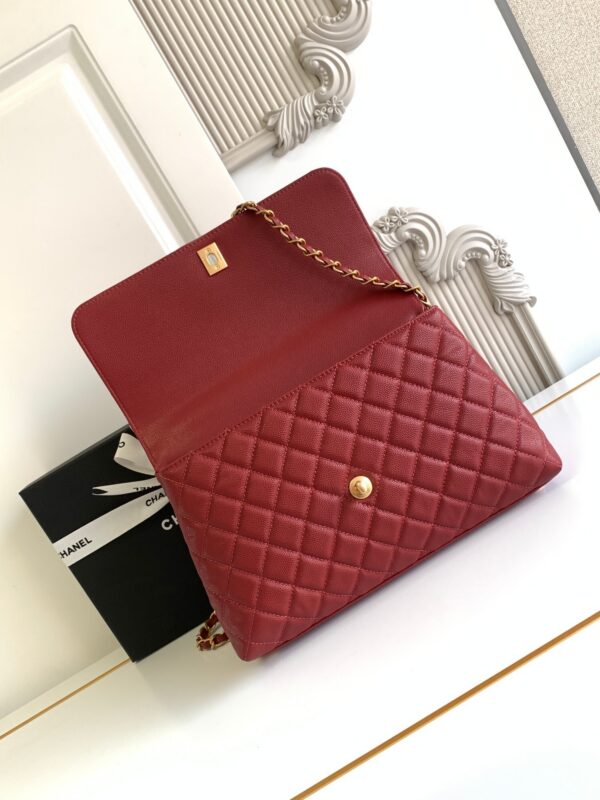 Chanel Top Handle Flap Bag - Image 4