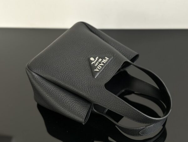 Prada Grained Leather Mini Tote - Image 2