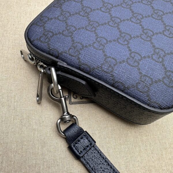 Blue Gucci Small Messenger Bag - Image 4