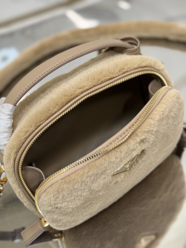 Prada Shearling Mini Camera Bag - Image 7