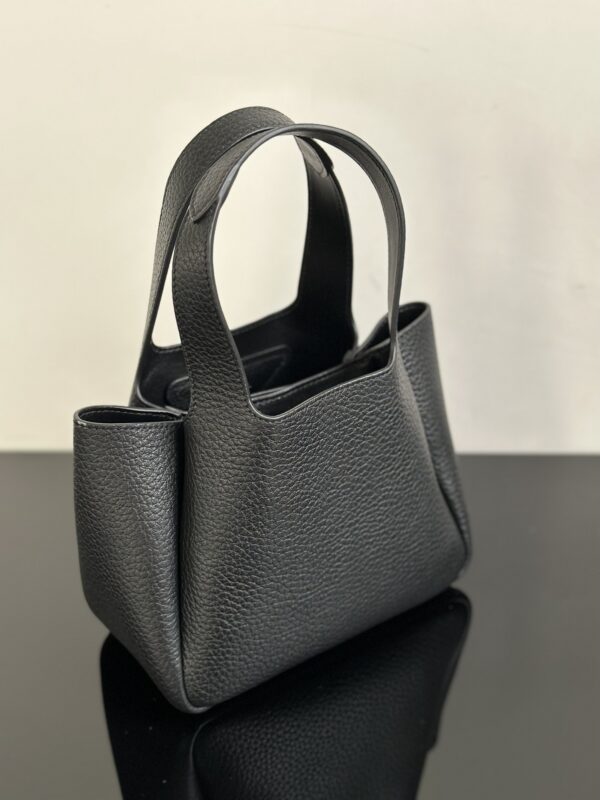 Prada Grained Leather Mini Tote - Image 3