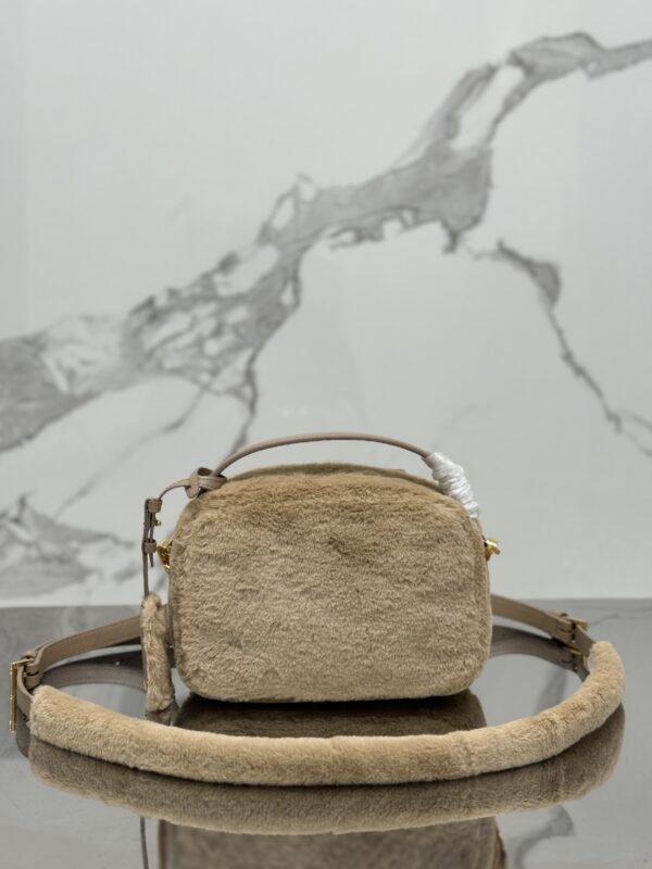 Prada Shearling Mini Camera Bag - Image 3
